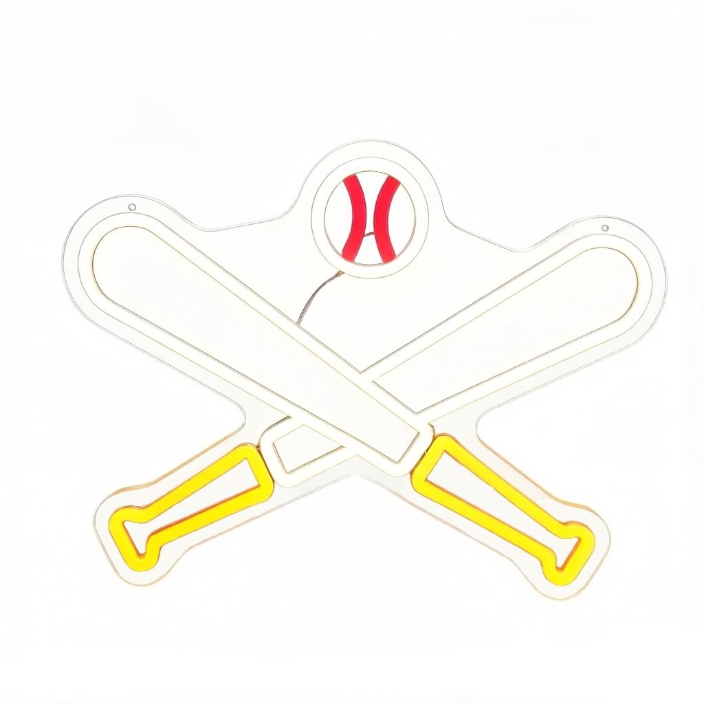 Dimmable Sports Neon Sign LED Wall Light with Acrylic Backboard USB Powered
