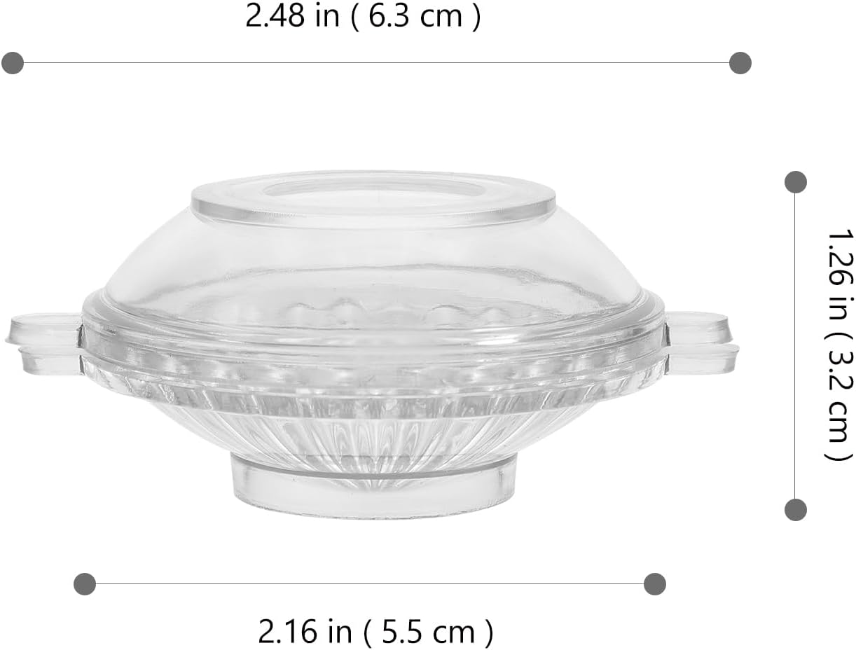 TEHAUX 2pcs Floating Candle Mold Multi-Functional Candle Making Mold for Unique Home Decor Weddings and Parties Safe Easy to Use Smooth for Beginners