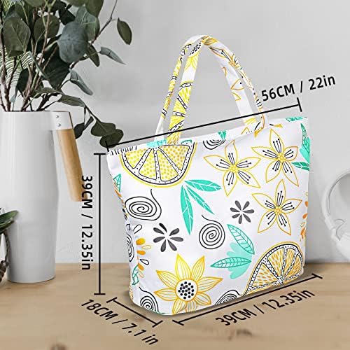 Large Waterproof Canvas Beach Tote Bag with Zipper Pockets for Women,Tote Shoulder Bag For Travel,shopping and Beach Holiday 2 Large Waterproof Canvas Beach Tote Bag with Zipper Pockets for Women,Tote Shoulder Bag For Travel,shopping and Beach Holiday