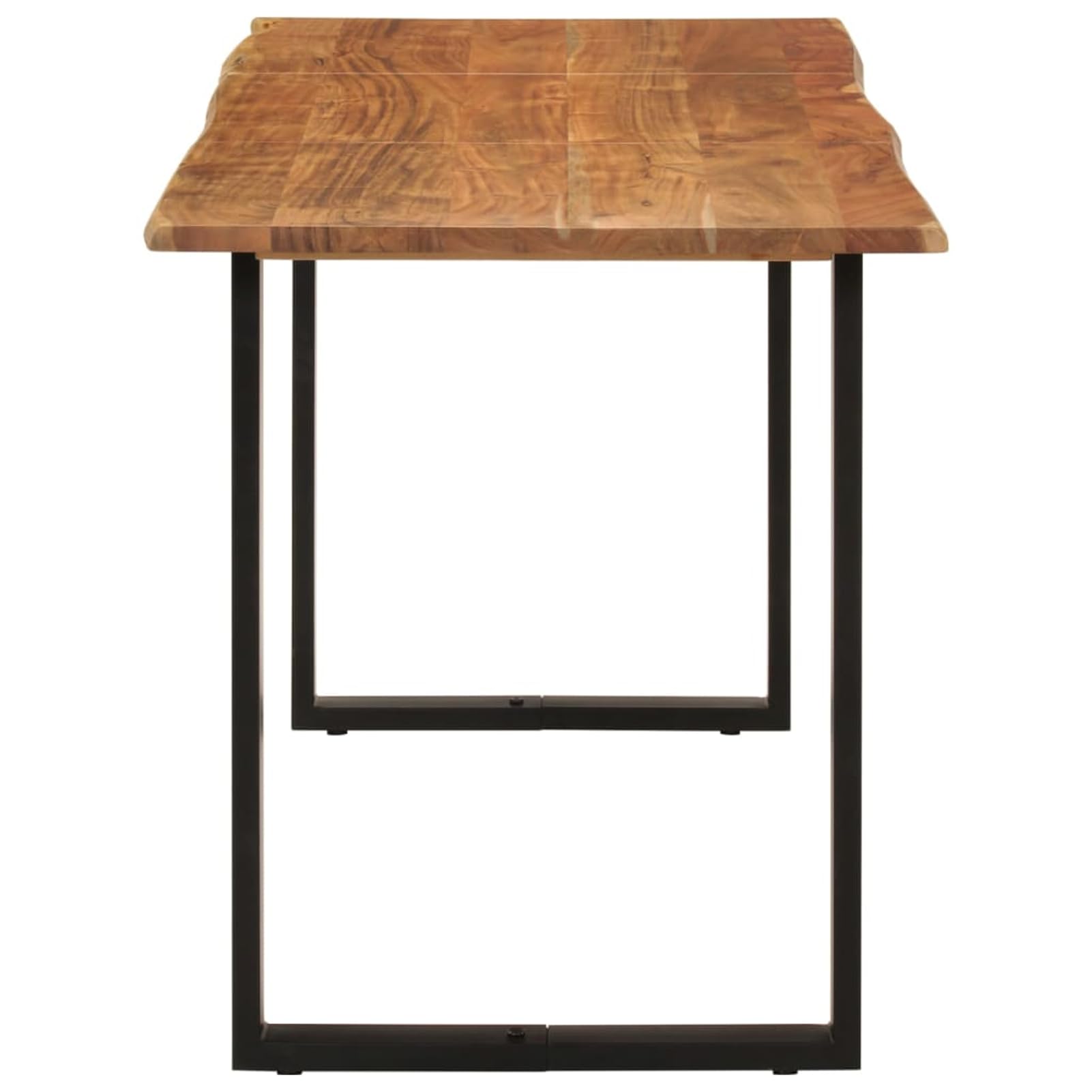 Homgoday Mesa de Comedor de Madera Maciza de Acacia 140x70x76 cm Mesa Comedor nordica Madera Comedor Desayuno Muebles Comedor Mesa