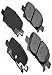 Akebono ACT865 ProACT Ultra-Premium Ceramic Brake Pad Set