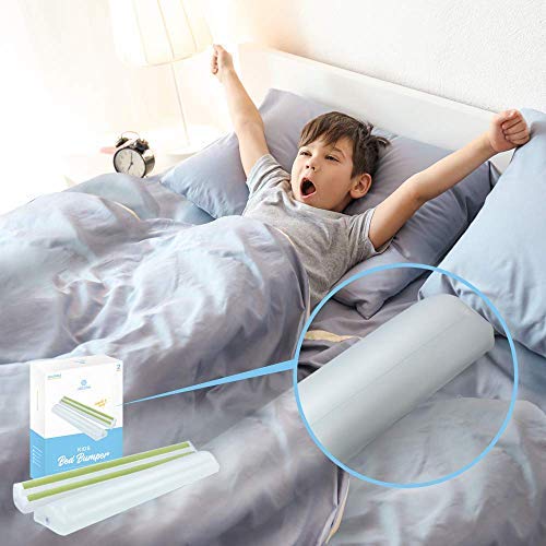 Portable Bed Rail for Toddlers 2 Pack - Inflatable Baby Bumper