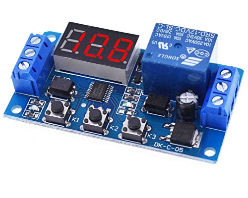 DC 12V LED Digital Display Home Automation Delay Relay Trigger Time Circuit Timer Control Cycle Adjustable Switch Relay Module