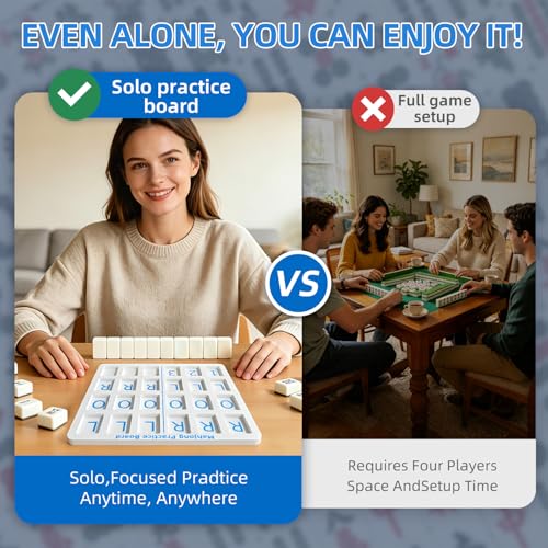 Tablero de práctica para Mahjong American estándar miniatura 4