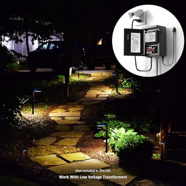 Malibu Malibu Lighting Landscape Lighting 0.6W Equinox LED Path Light Charcoal Brown