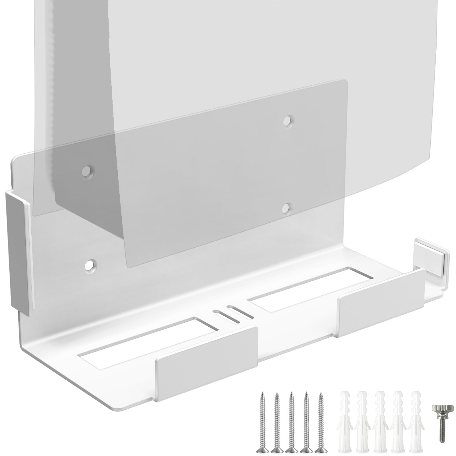 PS5 Wall Mount Wall Mount Holder Compatible for PS5 Original Disc and Digital Wall Mount Bracket Compatible for
