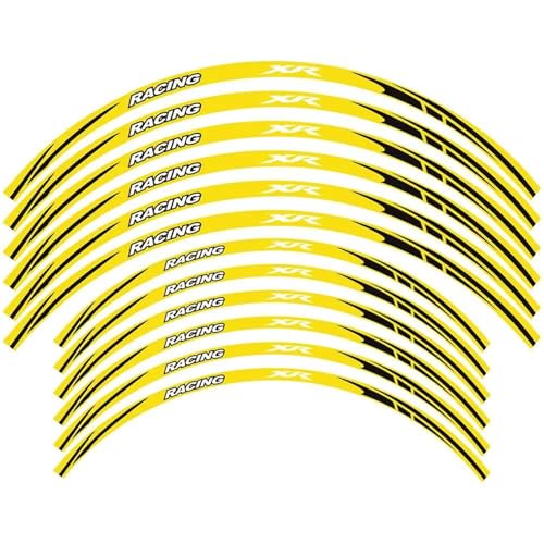 Autocollant Réfléchissant Jante pour Moto XR Rénover Roue Rayée Masquer Défauts Pneu