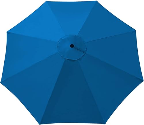 Miniatura 8 de BenefitUSA Cubierta de toldo de repuesto para sombrilla de patio voladizo de 10 pies (marrón)