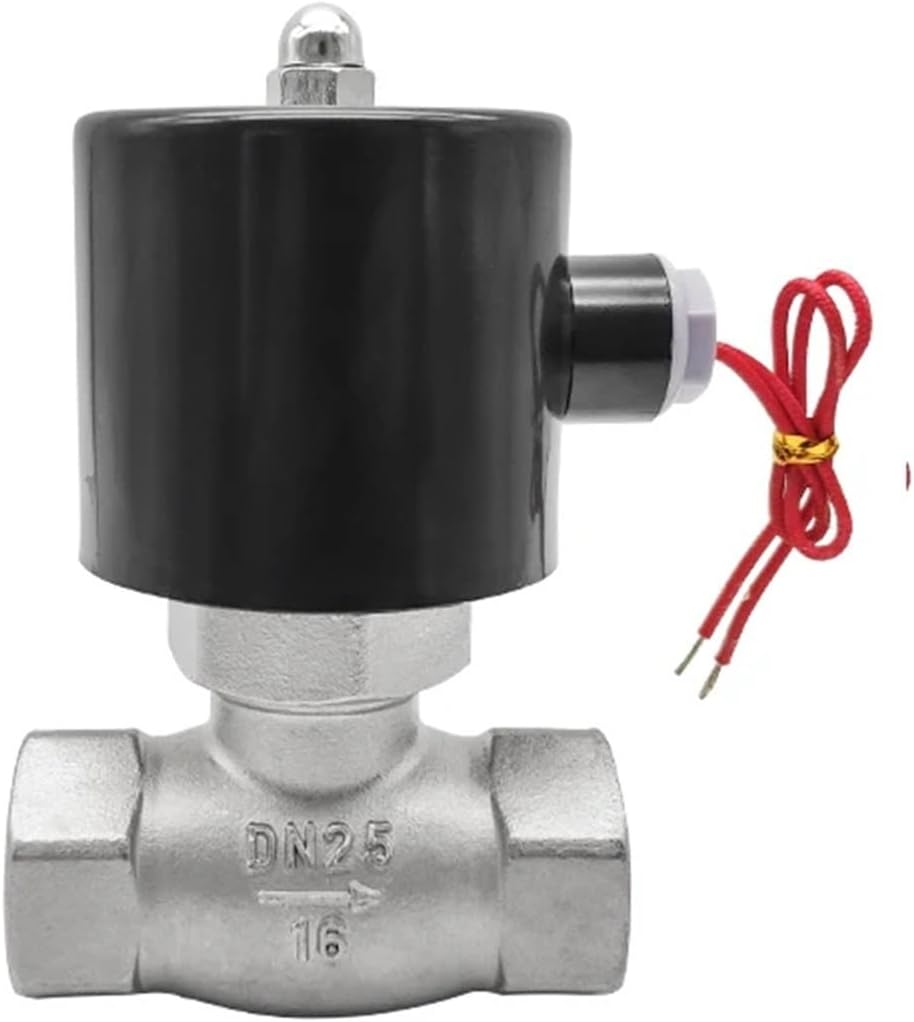 1" Steam Solenoid Valve Stainless Steel Normally Closed Solenoid Valve 24V 12V 220V 110V(220VAC)