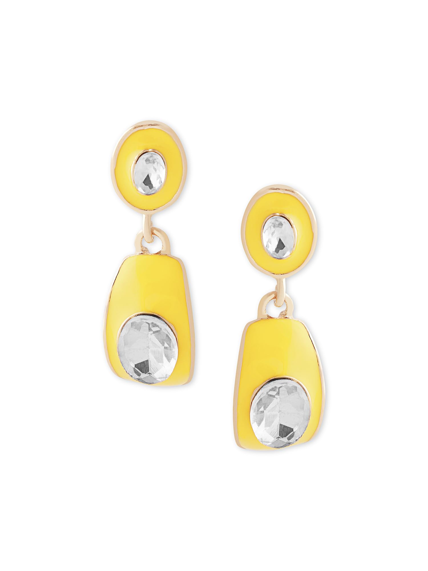 See full amazon price history chart for Zaveri Pearls Yellow Enamel Contemporary Style Drop Earring For Women-ZPFK16215 Zaveri Pearls Yellow Enamel Contemporary Style Drop Earring For Women-ZPFK16215 (B0CFR9JKY2) Amazon Price History, Amazon Price Tracker