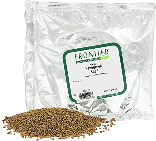 Frontier Co-Op Fenugreek Seed Whole, Kosher | 1 Lb. Bulk Bag | Trigonella Foenum-Graecum L. #TOP2
