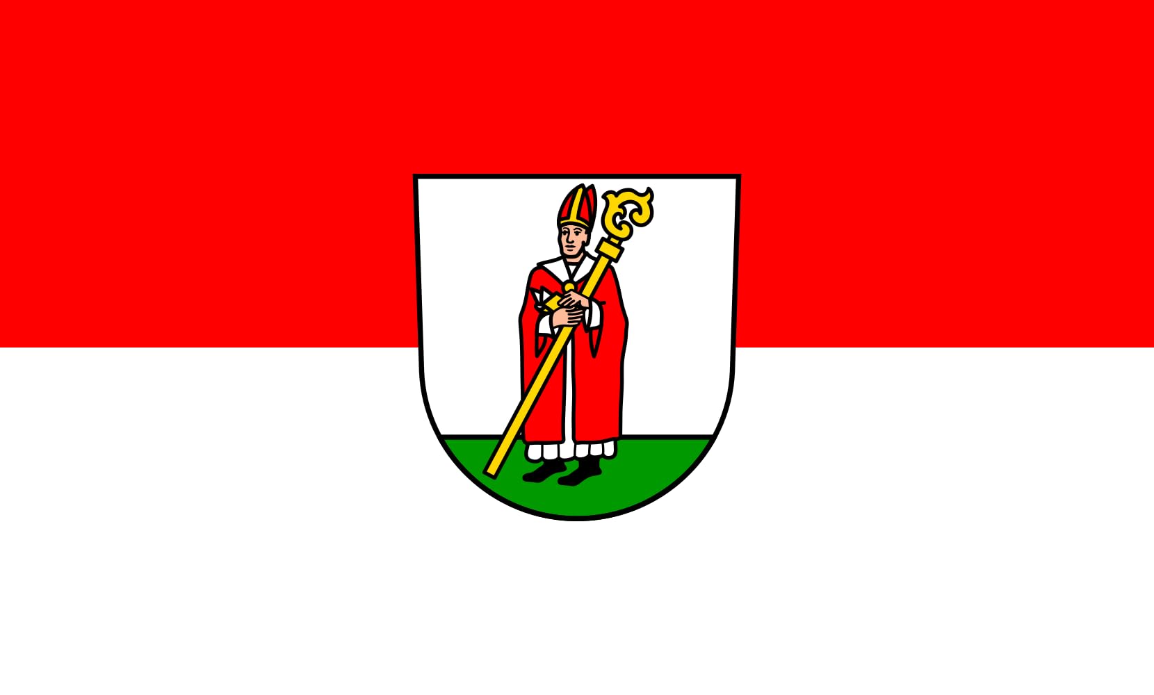 Drapeau Neckarbischofsheim 1.35m² anti-déchirure format paysage