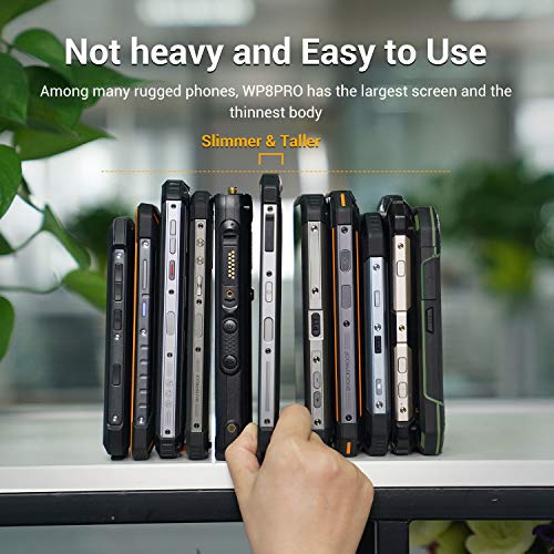 OUKITEL-WP8-Pro-Unlocked-Rugged-Smartphone-Android-10-4GB-RAM-64GB-ROM-MT6762D-Cellphone-IP68-5000mAh-649-inch-Dual-SIM-16MP-Rear-Triple-Camera-NFC-Global-Version-Mobile-Phone-Black