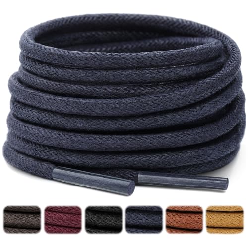 Lacets ronds fins et cirés de 0,3 cm Stepace pour sublimer vos bottes en cuir