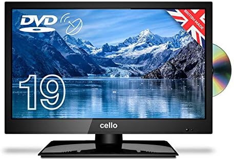 Cello C1920FS 19″ inch LED TV/DVD Freeview HD with Satellite Receiver 2020 Model Made In The UK , BLACK