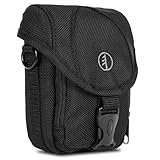 Tamrac Pro Compact 1 Camera Bag for Photographers, Small Camera Case for Photography Accessories, Crossbody Camera Bag, Camera Carrying Case Compatible for Canon, Nikon, Fuji Compact Cameras – Black