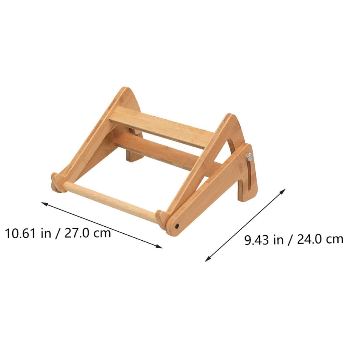 Supporto Laptop Regolabile in Legno Ripiano, Struttura Rialzata