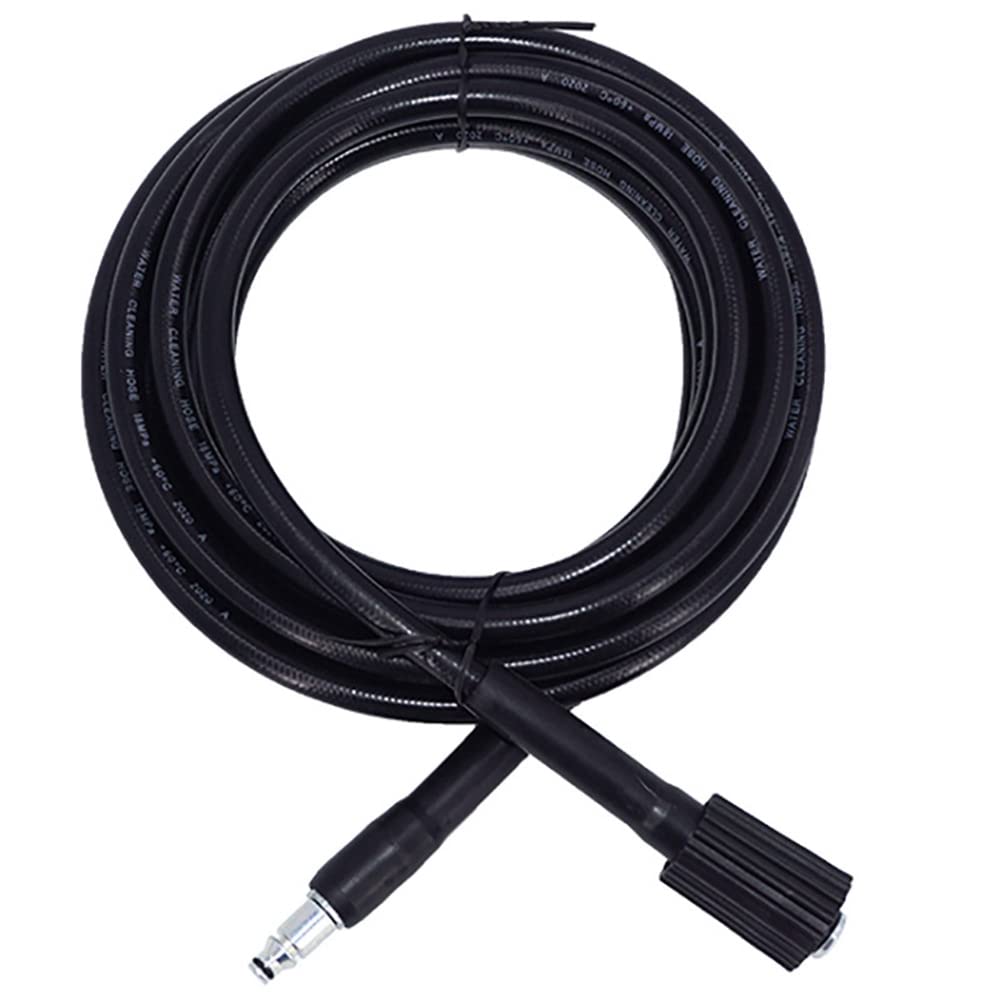 Tuyau de nettoyeur 15 mm en acier inoxydable et PVC robuste de 15 m de long