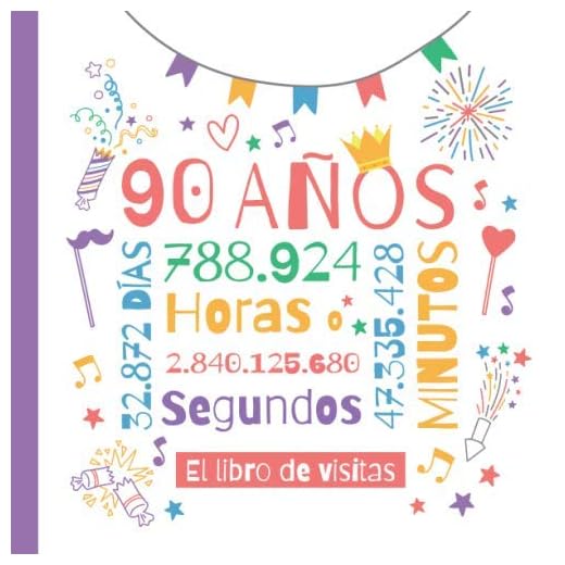 90 años - El libro de visitas: Decoración para el 90 cumpleaños – Un regalo original para hombre y mujer - 90 años - Libro de firmas para felicitaciones y fotos de los invitados