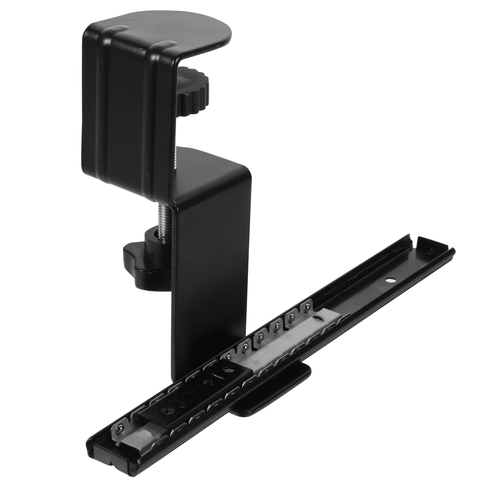 Homoyoyo Support de Clavier sous Bureau Rallonge de Bureau Support de Repose-Mains pour Clavier Rail Coulissant