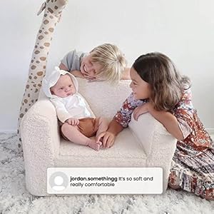 Delta Children Cozee Sherpa Chair, Cream Delta Children Cozee Sherpa Chair Cream