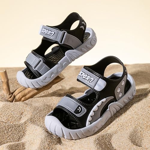 IWIHMIV Boys Sport Water Sandals Kids Summer Outdoor Beach Sandals Soft Soled Open Toe Athletic Shoes for Toddler3
