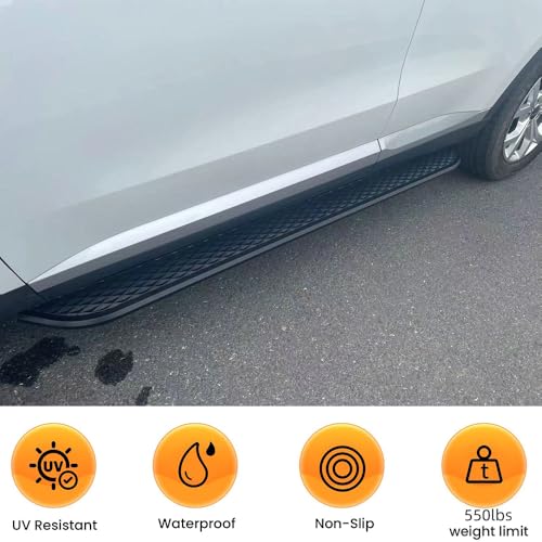 Estribos laterales de aluminio para Subaru Outback 2015-2019 miniatura 3