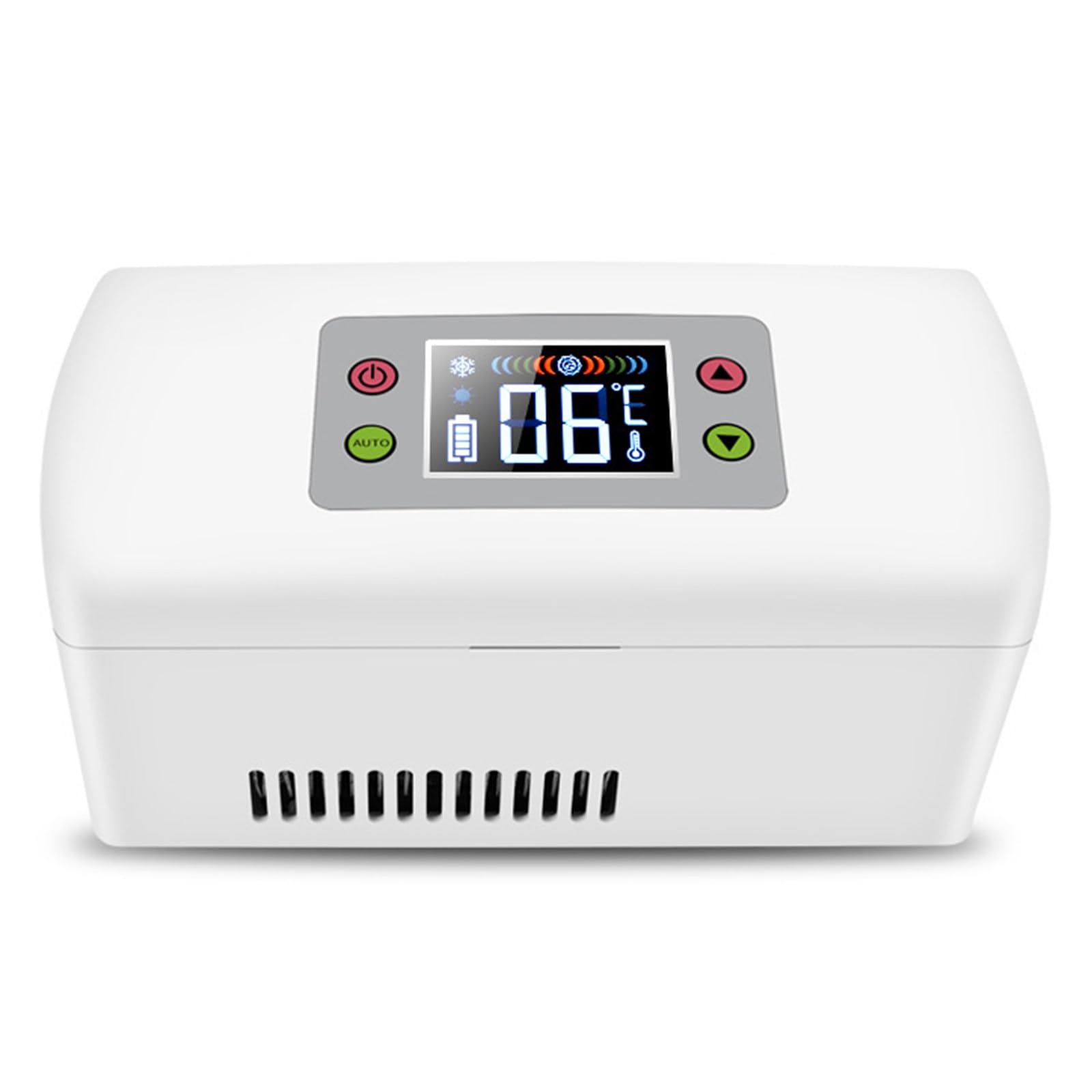 NYANS Refrigerador de Insulina para Automóvil, Temperatura Constante Inteligente de 2-8℃, Enfriador de Medicamentos Portátil, con Alarma de Batería Baja y Pantalla LED HD,2 Battery