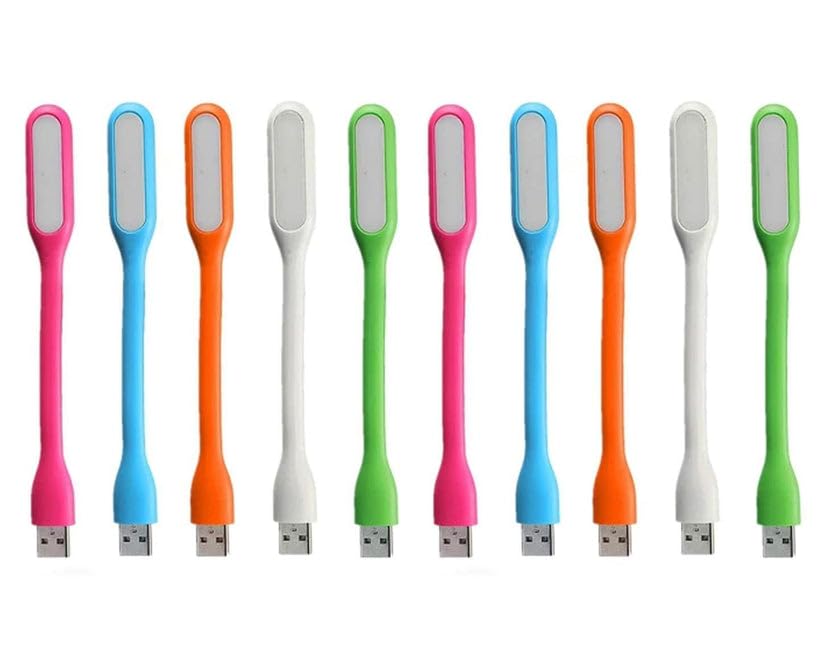 Oblivion Mini USB LED Desk Light 6 Pc – Adjustable Bendable Portable Lamp for Power Bank, Laptop Use, Energy-Saving, Eye Protection for Night Reading & Bedroom, Compact Keyboard Light (Multicilor)-image-10