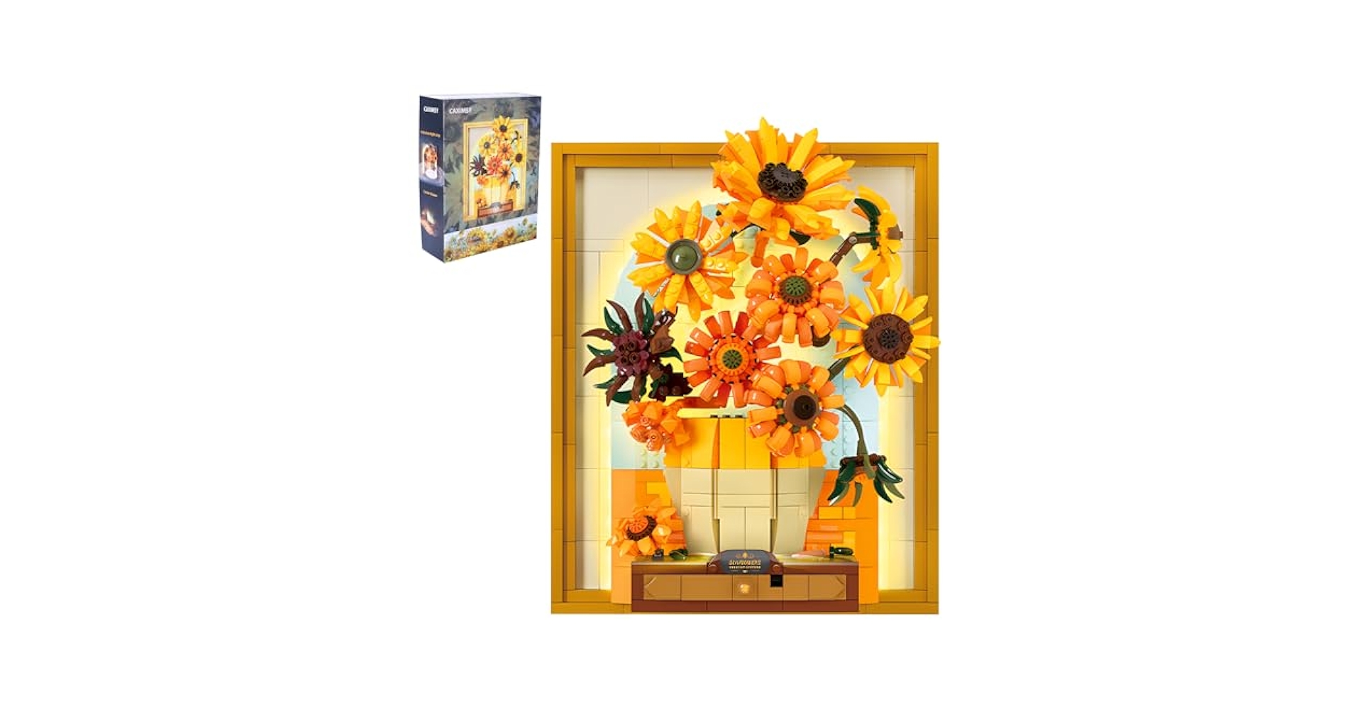 Amazon.com: CAXIMSY Flowers Sunflower Building Block Sets