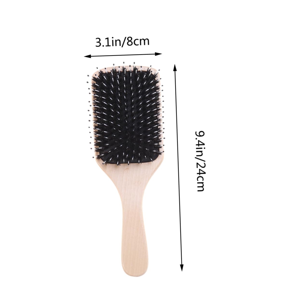 FRCOLOR 3stücke Naturborsten Haarbürste Für Dickes Langes Feines Lockiges Und Gewelltes Haar Holz-hairstyling-bürste Für Frauen Und Männer Entwirrend Und Statikfrei