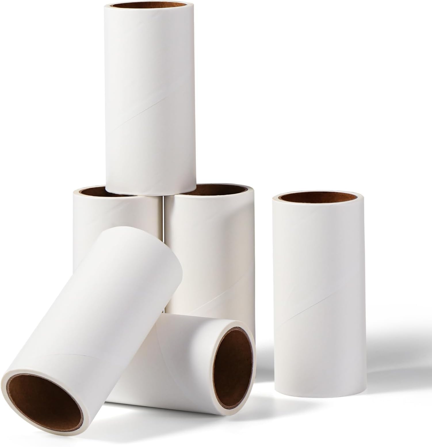 Vinabo Nachfüllungen für Fusselroller 6 Rollen Insgesamt 360 Blatt, Ersatzrollen für Fusselrollen, Pet Extra Sticky Tierhaar-Ersatzrollen für Kleidung, Bett, Teppich, Tierhaare von Katzen/Hunden
