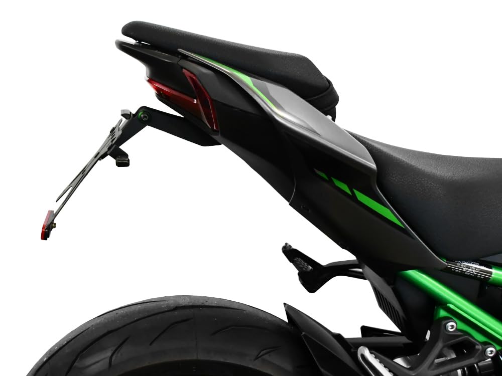 SEPTAR | PORTATARGA SPORTIVO REGOLABILE per KAWASAKI Z900 2025-2026 per frecce originali