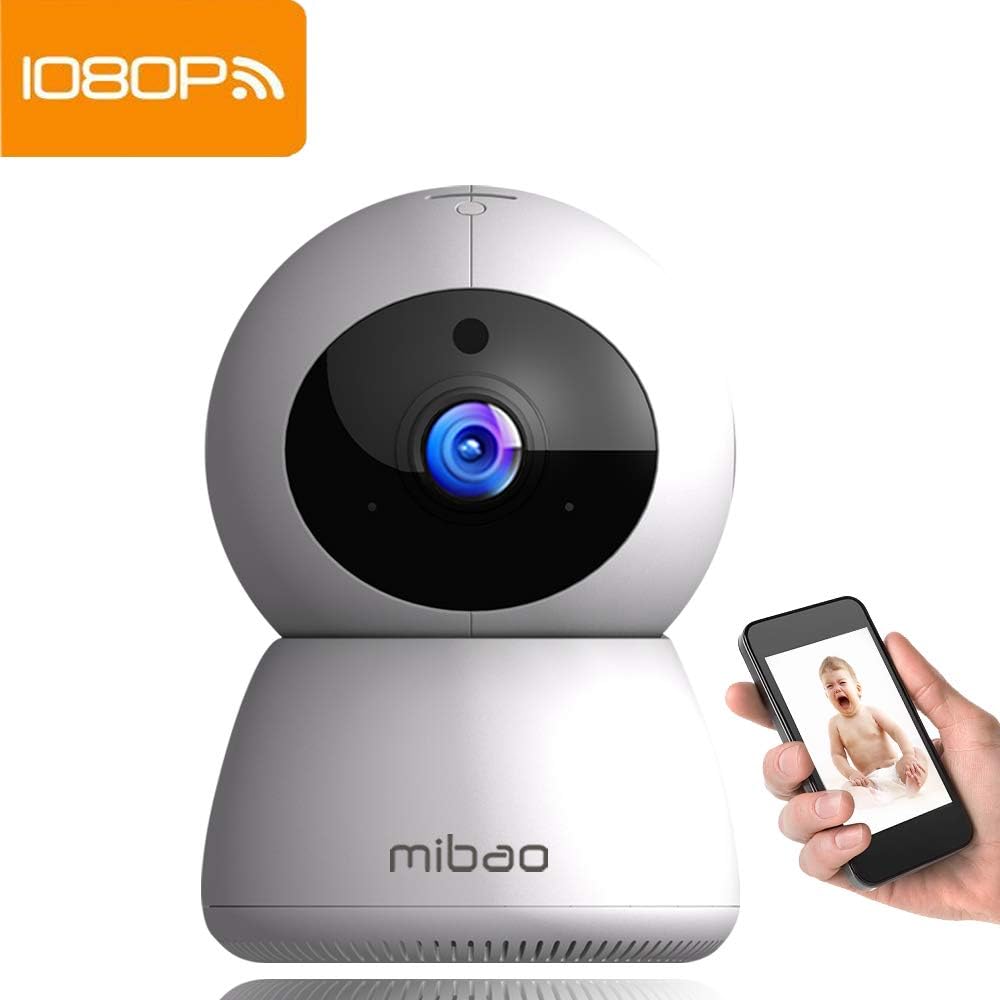 WLAN Kamera รberwachungskamera 1080P IP Camera WiFi Mibao mit Nachtsicht 2 Wege Audio Smart Schwenkbar Home Camera Haustier Baby Camera IP Kamera App Kontrolle Unterstรผtzt Fernalarm
