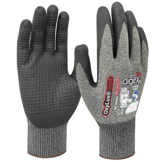 Sekureco Guante con puntos de nitrilo en la palma Oxylux Dots (12 pares)