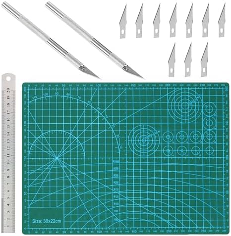 INNAL 14 Pcs Tapis De Decoupe Set Tapis De Découpe Double Face Tapis - 12