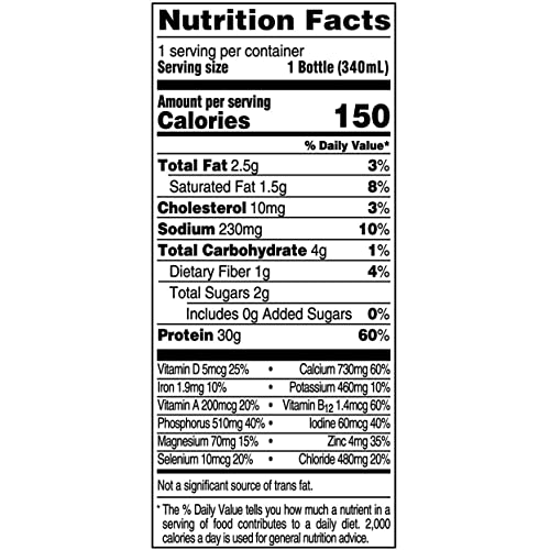 Fairlife Nutrition Plan Chocolate 30g Protein Shake 11.5fl.oz, (18 Pack) 6.12 l