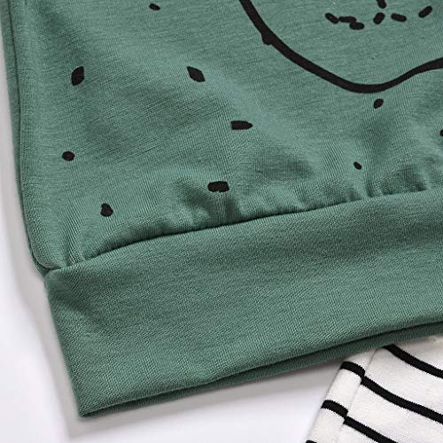 Kleinkind Kleidung Set Kinder Baby Jungen Kinderbekleidung Hoodie Cartoon Bär Sweatshirt Tops + Hosen Outfits Set – Bild 6