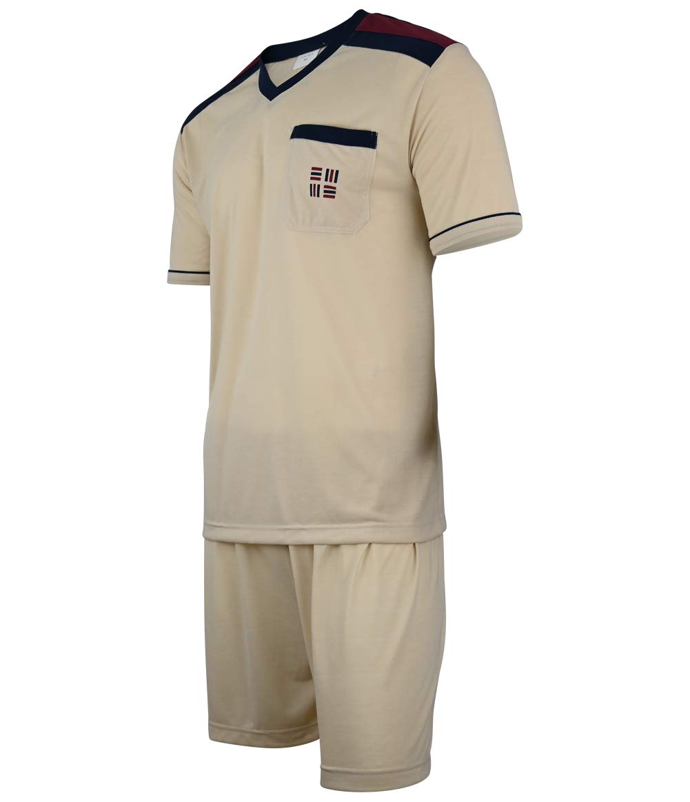 Soltice Men's Two-Piece Pyjamas, Short Pyjamas Set, Striped Sleepwear Made of 100% Cotton (M to 5XL)