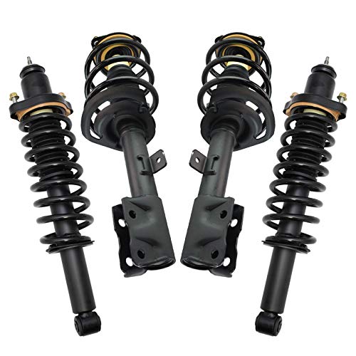 Image of TRQ Front and Rear Strut & Coil Spring Assembly Set Driver & Passenger Sides Compatible with 11-17 Jeep Compass