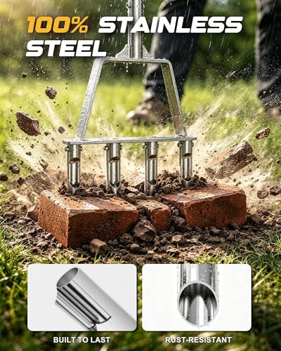 Herramienta manual para airear césped RETRUE miniatura 3