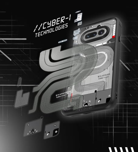 Image of KAPAVER Back Cover Case for Nothing Phone 4a | Nothing Phone 4a Back Cover (Cyber-i)