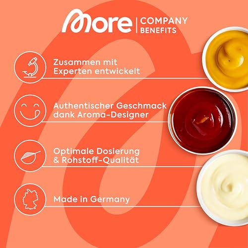 MORE NUTRITION Light Gourmet Sauce, 285ml - Sweet and Sour, kalorienreduzierte Sauce, ohne Zuckerzusatz und unnötigem Fett