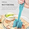 Farberware Heat Resistant Nylon Meat and Potato Masher Safe for Non-Stick Cookware, 10 inch, Aqua #5