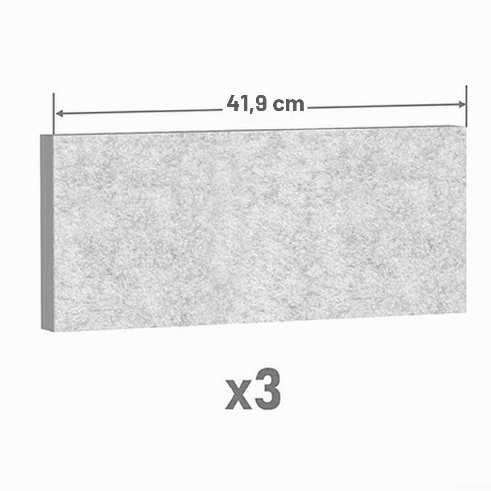 Lot de 3 plaques d'isolation en mousse réglables pour climatiseurs, kit d'étanchéité de 41,5 cm pour climatiseurs, panneau insonorisé résistant à la chaleur jusqu'à 127 cm