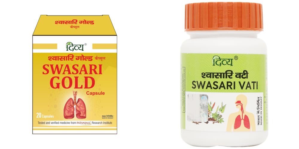 Divya Swasari Gold 20 Cap + Divya Swasari Vati 80 Tab Combo (B0CV7XQS6J) Amazon Price History, Amazon Price Tracker
