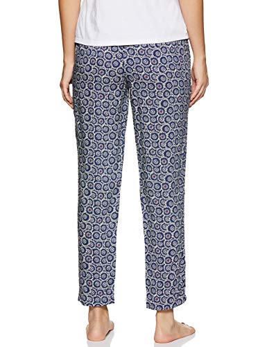 Image of Van Heusen Women's Printed Lounge Pants | Drawstrings & Side Pockets | Ultra Soft Fabric | Relaxed Fit | At home pyjamas | Everyday Comfort | Printed | Style 55306 | Available in Pack of 1 & 2