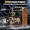 JYX Karaoke Machine with 2 Wireless Microphones, Bluetooth Speaker with Bass/Treble/Echo Adjustment & LED Light, Support USB, SD Card, AUX, TWS, FM, REC, Supply for Party/Adults (Wood) #1