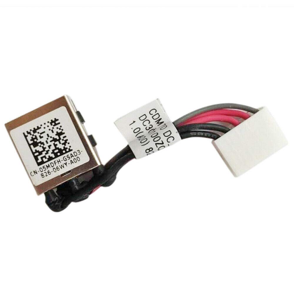 Deal4GO Cavo jack di alimentazione CC porta di ricarica 5MDFH 05MDFH DC30100ZD00 di ricambio per Dell Latitude 5480 5488 5490 5495