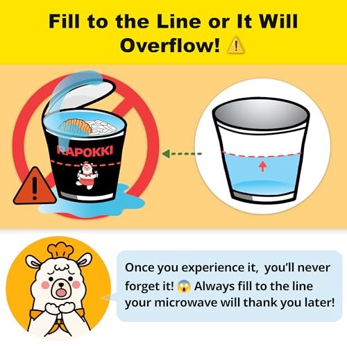 KINIKORA Swicy Instant Rabokki Cup 2-Pack, Korean Tteokbokki & Ramen - image 2